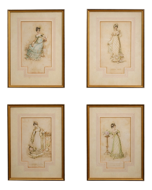 Ackermann, Repository of Arts, Etchings, Set of 4