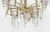 Vintage Italian Brass and Crystal Chandelier, 1970s For Sale - Image 6 of 9
