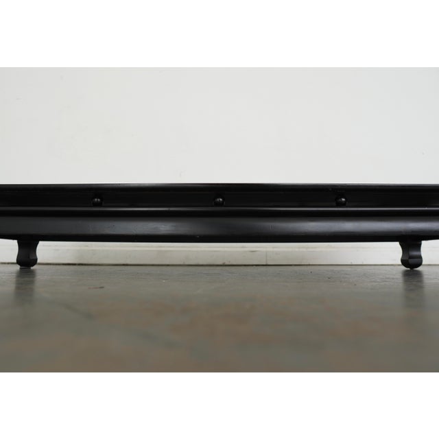 Black Vintage Century Furniture Asian-Style Low Coffee Table For Sale - Image 8 of 10
