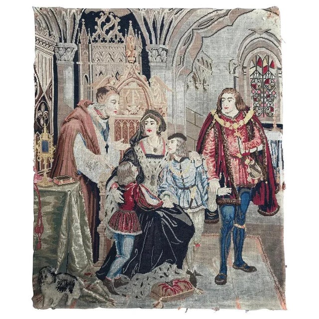 French Needlepoint Tapestry For Sale - Image 14 of 14
