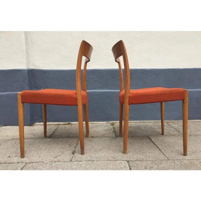 Set of Danish Oak Side Chairs by Søren Willadsen, 1960s For Sale - Image 6 of 9