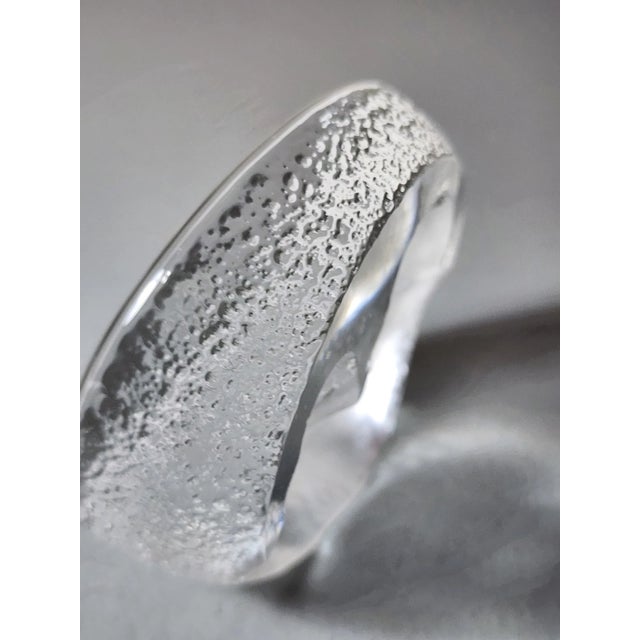 Mats Jonasson Vinatge Mats Jonasson Sweden Crystal Baby Ducks Art Glass Sculpture Paperweight For Sale - Image 4 of 6