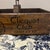 An authentic antique Clicquot Club ginger ale wooden shipping crate featuring the iconic “Old Eskimo” trademark graphic,...