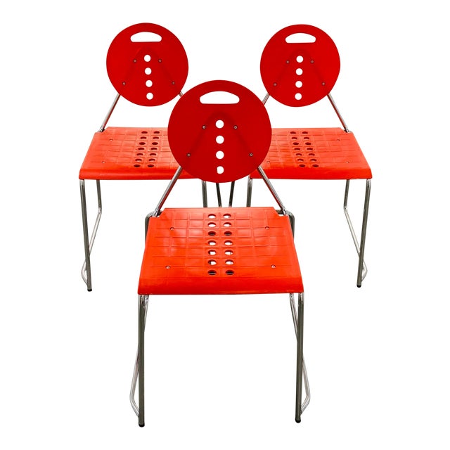 Vintage Memphis Style Chairs Set of 3 Chairish