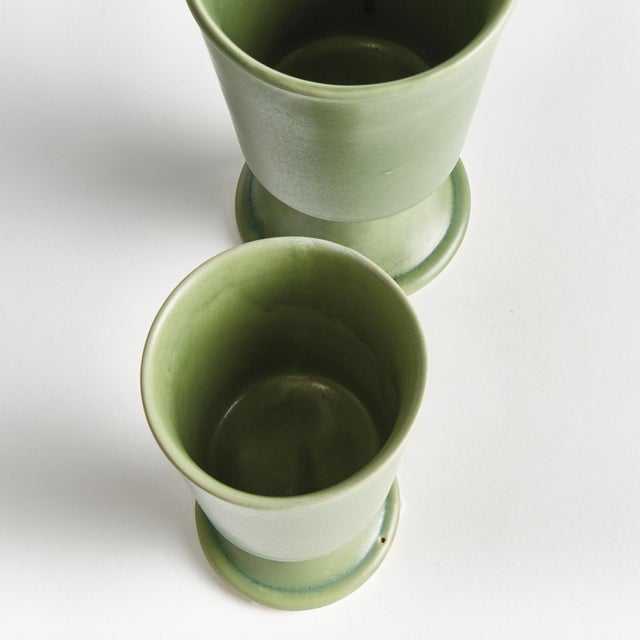 Contemporary Kelcy Footed Cachepots, Set Of 2 For Sale - Image 3 of 6
