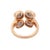 Statement Illusion Diamond Wedding Cluster Ring in 18k Solid Rose Gold Size 7 For Sale - Image 4 of 6