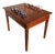 Vintage French Oak Chess and Games Table with Storage Drawer For Sale