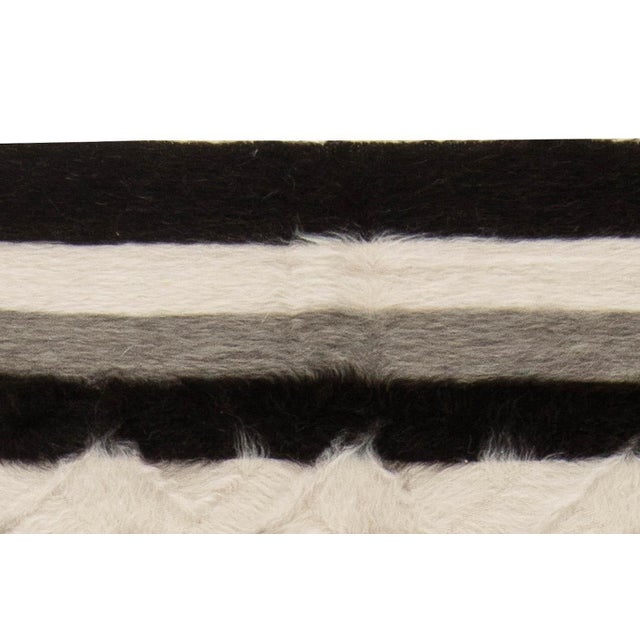 Taurus Collection Striped Goat Hair Rug by Doris Leslie Blau For Sale In New York - Image 6 of 6