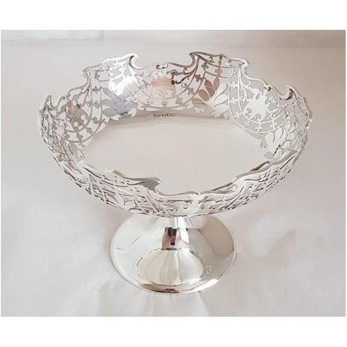 Vintage Sterling Silver Tazza Fruit Bowl from Harrison Brothers & Howson, 1926 For Sale - Image 12 of 18
