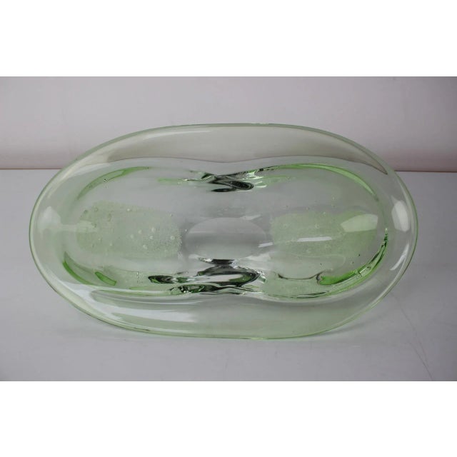 1960s Mid-Century Art Glass Bowl by Zelezno Borske Sklo, 1960s For Sale - Image 5 of 9