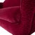 Modern Loulou 3-Seater Sofa in Red Ruby Fabric from Bretz For Sale - Image 3 of 8