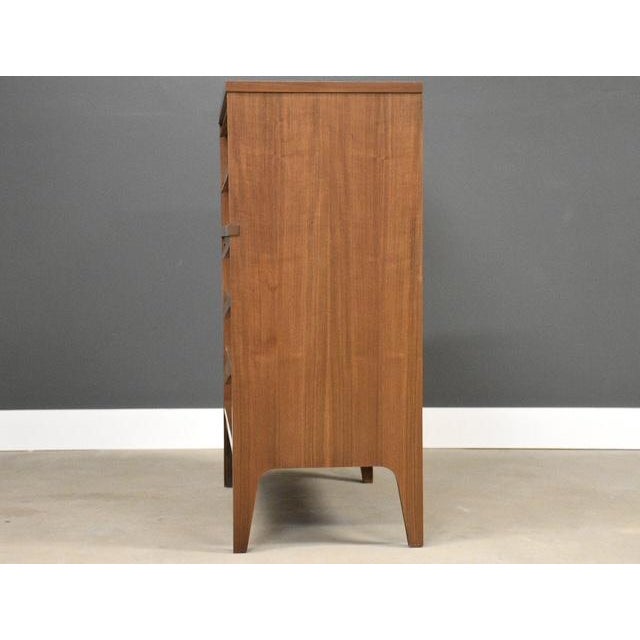 Johnson Carper 1960s Walnut Tall Dresser by Johnson Carper For Sale - Image 4 of 12