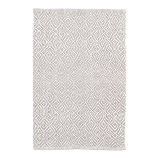 Bunny Williams for Dash & Albert Annabelle Grey Indoor/Outdoor Rug, 7' 6" x 9' 6" For Sale