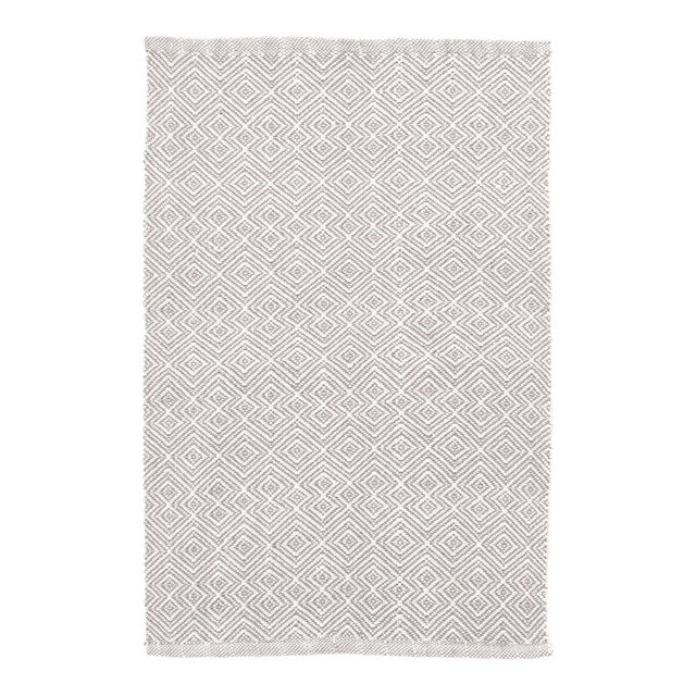 Bunny Williams for Dash & Albert Annabelle Grey Indoor/Outdoor Rug, 8' x 10' For Sale