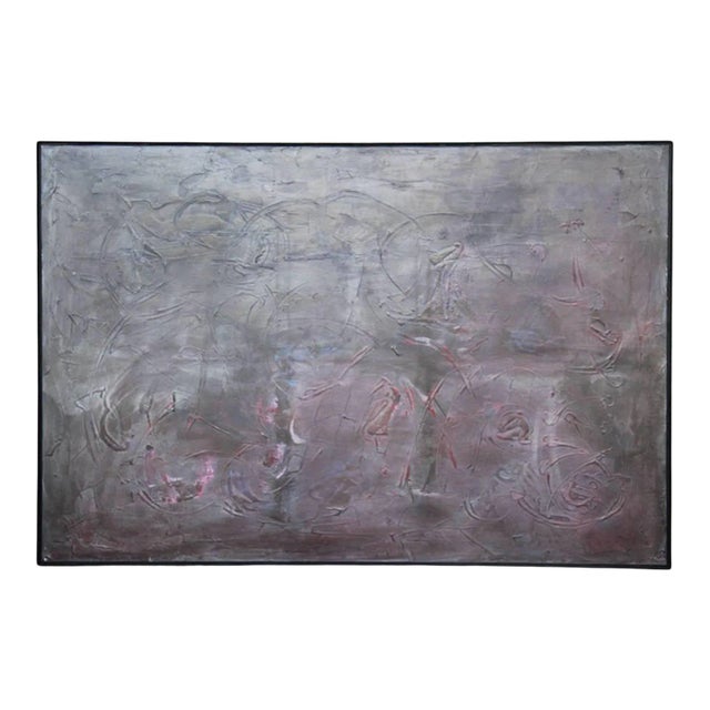 "Dark Matters" Minimal Contemporary Abstract For Sale