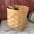 Handcrafted Mountain Trails Basket With Leather Handle 15" High 13" Wide Vintage For Sale - Image 13 of 14