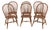 Set of 6 Mid 20th Century Sold Maple Bow Back Windsor Chairs For Sale