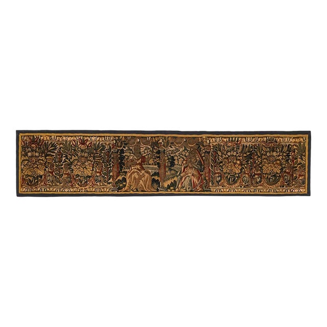 17th Century Brussels Historical Tapestry Panel For Sale