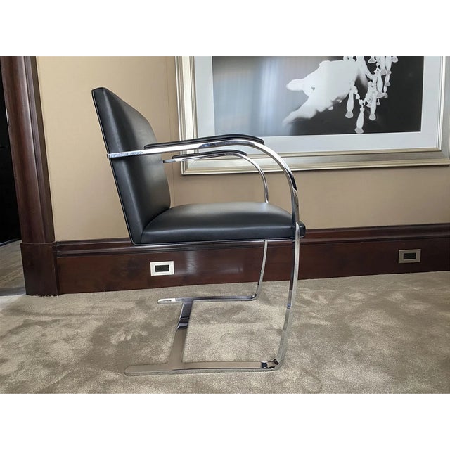 Knoll Brno Flat Bar Chair by Mies Van Der Rohe Chairish