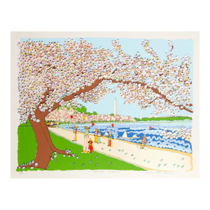 Washington Monument, Signed Screenprint by Susan Pear Meisel