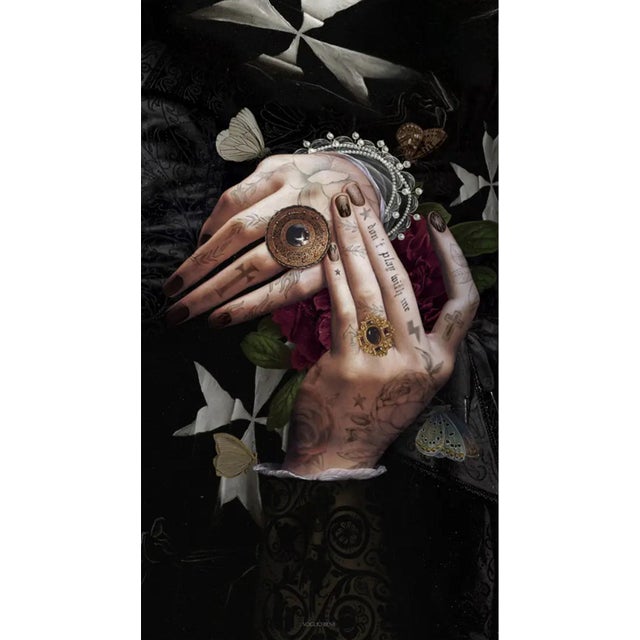 Protection Velvet Wall Panel by Vogliobene art For Sale - Image 4 of 4