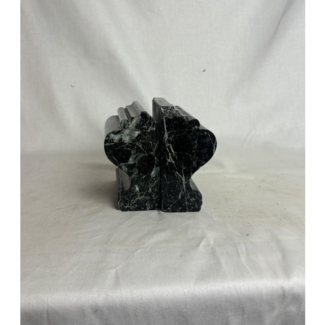 Art Deco Marble Bookends From Pk Wrigley Mansion For Sale - Image 3 of 11