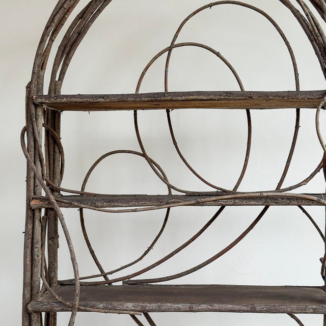 Rustic Twig & Branch Bentwood Display Étagère For Sale - Image 4 of 12