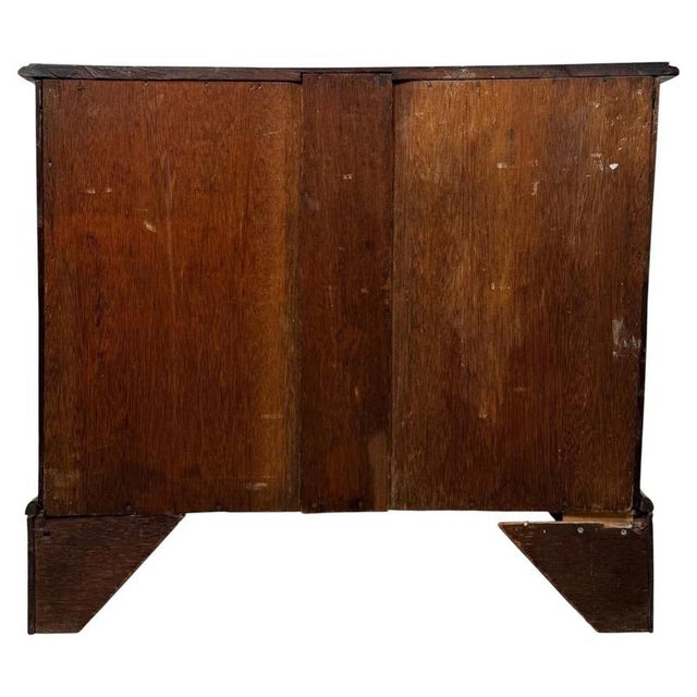 Gold Antique Dutch Mahogany Bombe Chest of Drawers For Sale - Image 8 of 12