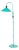 Modern Green Enameled Adjustable Floor Lamp For Sale