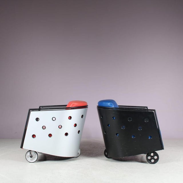 Blue Showmodel Humptydumpty Lounge Chairs by Pierre Mazairac & Karel Boonzaaijer, Netherlands, 1980s For Sale - Image 8 of 16