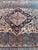 Antique Persian Mohtasham Kashan Carpet, Ivory ground, Ivory Border, Blue, Green For Sale - Image 14 of 18