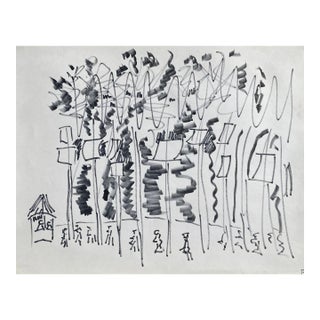 Frank Wallace Bread & Puppet Theater Vermont Drawing For Sale