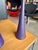 Rare 1960 Verner Panton Vip-302-1 Candlesticks Svend Andersen Denmark Purple Reversible Wood Pair For Sale - Image 9 of 15