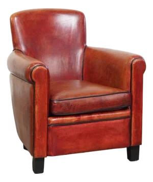 Reddish Brown Sheepskin Armchair