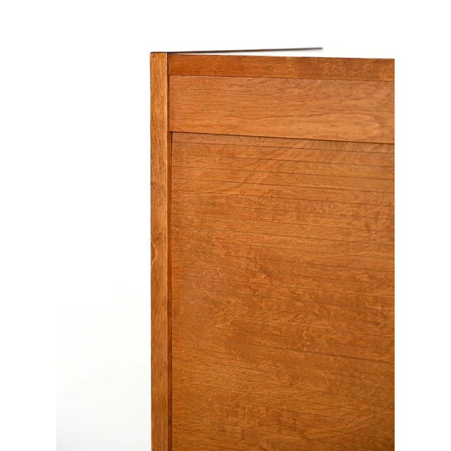 Scandinavian Filing Cabinet with Vertical Shutter, 1963 For Sale - Image 9 of 11