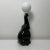 Vintage Black Ceramic Elephant and Balloon Table Lamp For Sale - Image 9 of 9