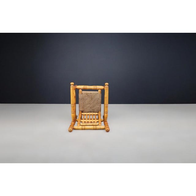 Lounge Chairs in the style of Adrien Audoux and Frida Minet, France, 1950s, Set of 2 For Sale - Image 10 of 12