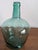 Mid-Century Modern Vintage Mid-Century Handblown Spanish Viresa Carboy Green Glass Demijohn Bottle For Sale - Image 3 of 8