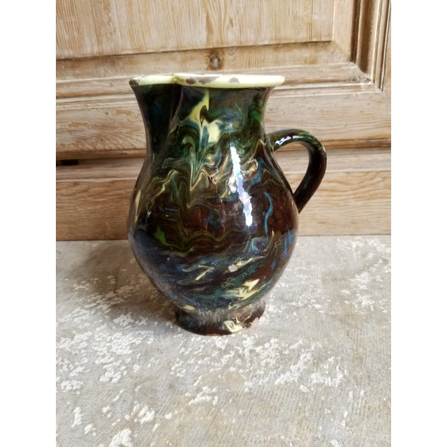 French Antique French Jasper Pitcher For Sale - Image 3 of 11