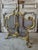 Gilt bronze fire screen, 19th century. Ornamental central section, openwork feet. Good condition, gilt finish. H 77 x W 74...