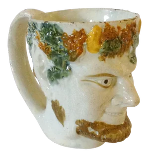 Italian Majolica Pan Mug