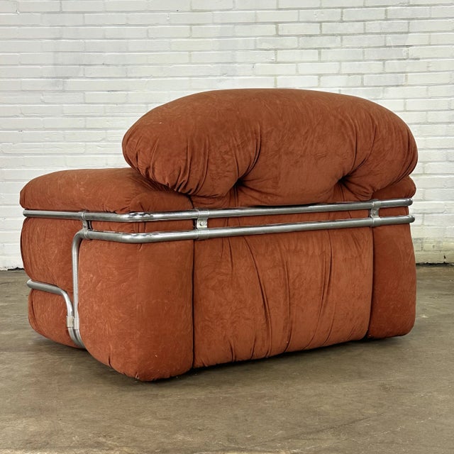 Italian Armchair by Adriano Piazzesi For Sale - Image 5 of 8