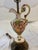 English Mid 20th Century Pair of Italian Capodimonte Style Hand-Painted Figural Urn Table Lamps For Sale - Image 3 of 8