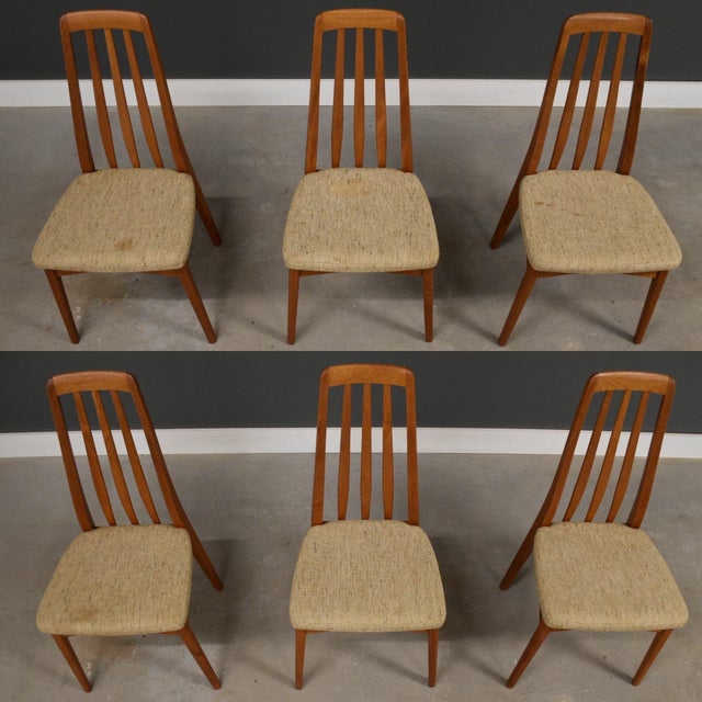 Mid-Century Modern 1960s Modern Teak Dining Chairs by Svegards Markaryd - Set of 6 For Sale - Image 3 of 15