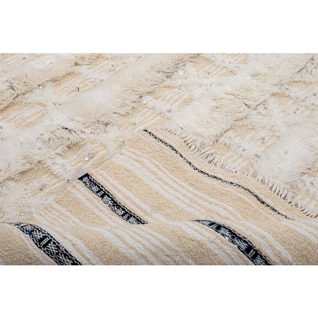 Contemporary Handwoven Berber Rug by Azele Studio For Sale - Image 3 of 11
