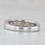 2010s 0.70ctw Channel Set Diamond Wedding Band 14k White Gold Size 5.25 Anniversary Ring For Sale - Image 5 of 8