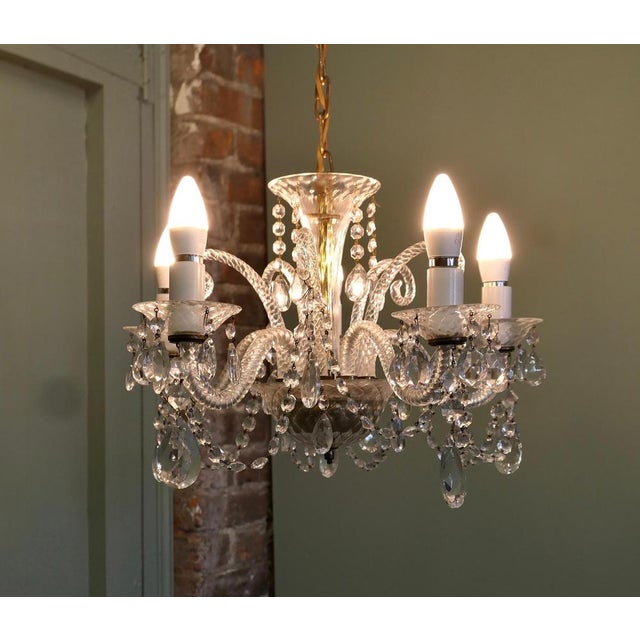 Vintage Venetian Style Chandelier, 1970 For Sale - Image 6 of 9