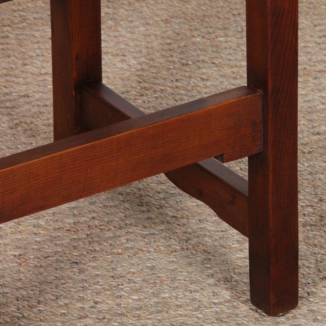 Vintage French Straw-Seated Wooden Chairs, 1950, Set of 6 For Sale - Image 16 of 18