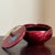 Ruby Red Mid-20th Century Japanese Lacquerware Lidded Box For Sale - Image 8 of 12