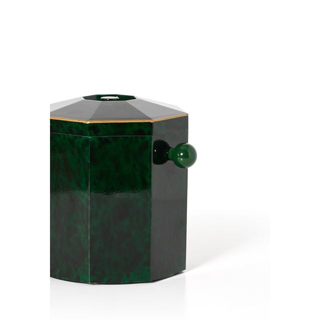 Italian 1970s Italian Melarti Lacquerware Ice Bucket For Sale - Image 3 of 4